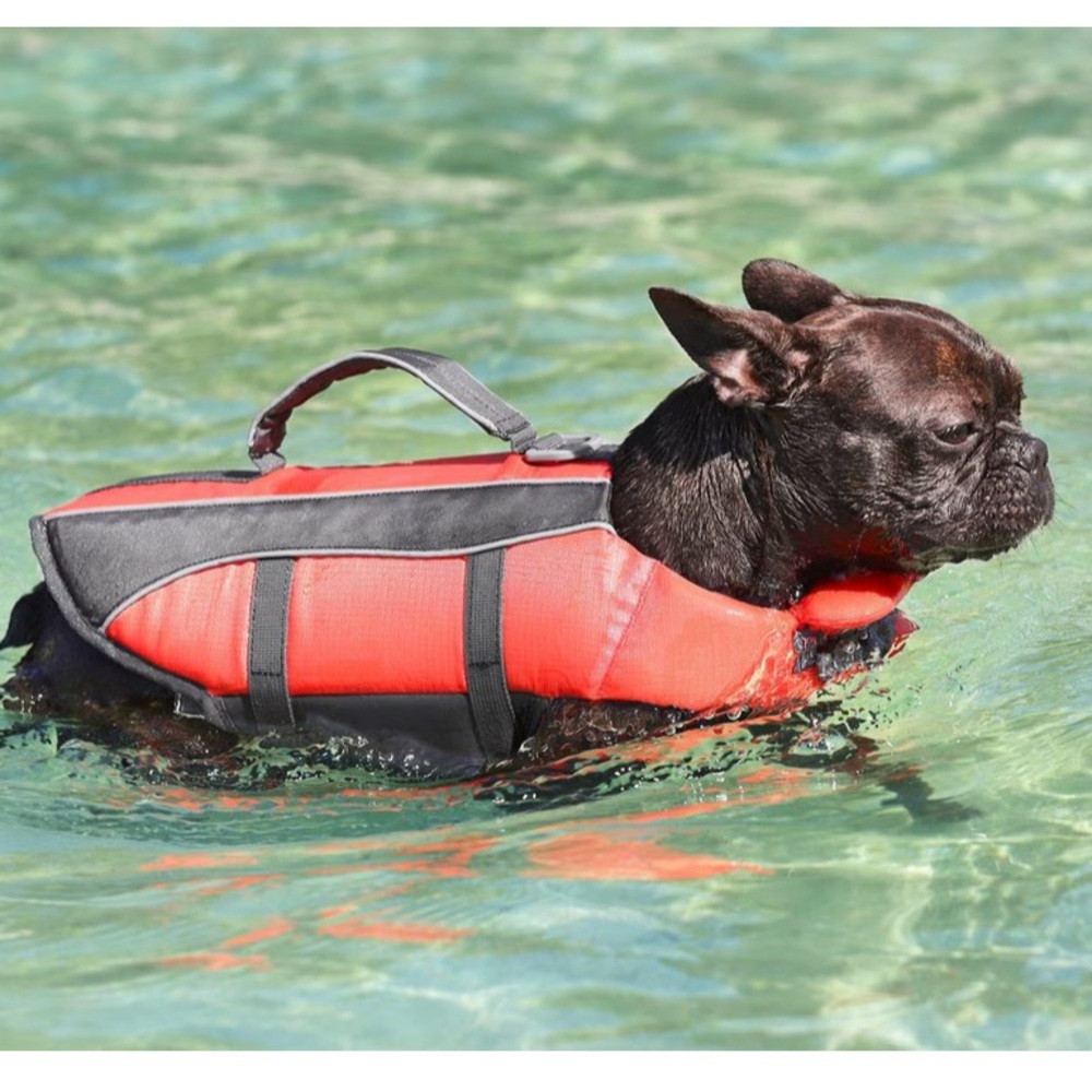 Frisco Ripstop Small Dog Orange Life Jacket NWT - Picture 2 of 12